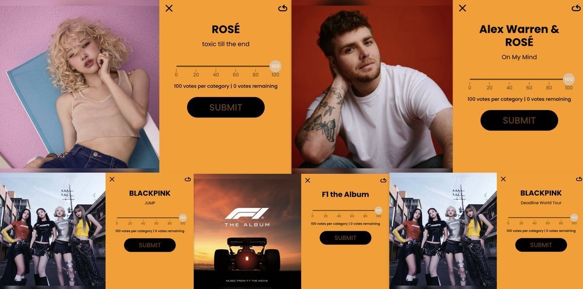 ROSÉ VOTING UNION tweet media