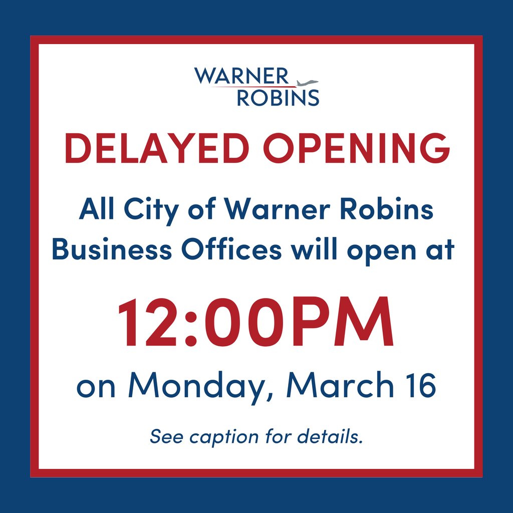 City of Warner Robins tweet media