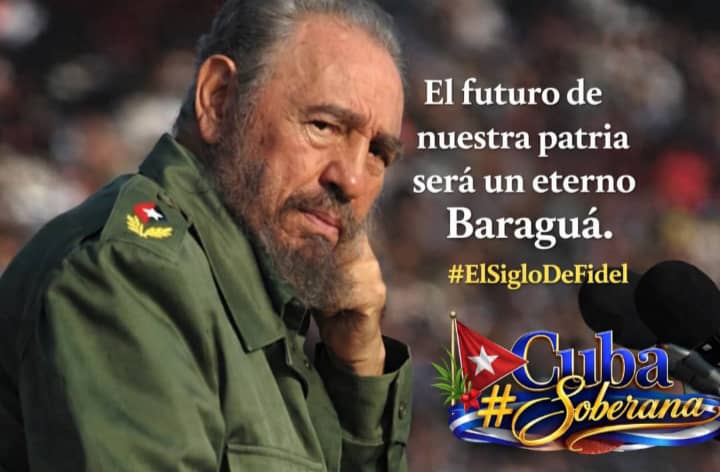 Ratificamos desde #SanctiSpíritusEnMarcha que el futuro de nuestra Patria será un eterno Baraguá.
#100AñosConFidel 
<a href="/DeivyPrezMartn1/">Deivy Pérez Martín</a> 
<a href="/DiazCanelB/">Miguel Díaz-Canel Bermúdez</a> 
@ojeda