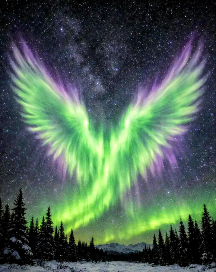 Angels Are Always Among Us - Vivid Angelic Projection Appears In Alaska  #GodsWord #Angels #Angelic #Bible #Spiritual #Believe #Hope #Faith