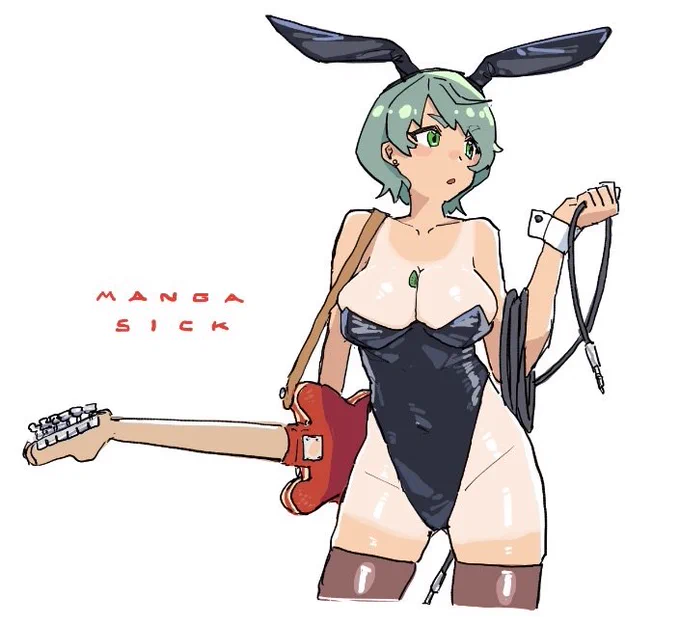 #バニーガール貼って元気づけてください