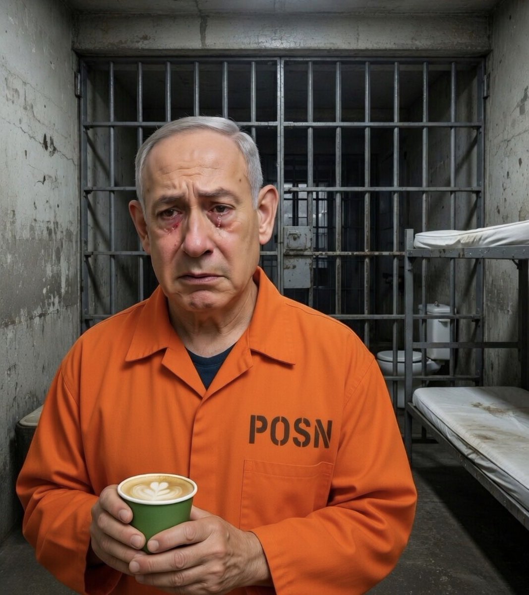 Here we go……I have improved the Ai picture of Netanyahu 

I hope he is alive - he deserves to spend the rest of his life in a prison cell