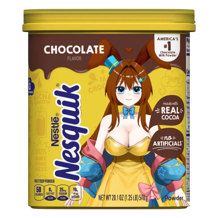 Hey <a href="/Nesquik/">Nesquik</a> <a href="/Nestle/">Nestlé</a> <a href="/NestleUSA/">Nestlé US</a>! Ready to make this official? 🐰🥛 What do you say? #NesquickBunny #BunnyMagic #vtuber 

Edited by <a href="/ReneSkunk777MC/">ReneSkunk777MC | VTuber, Music Prod, Creator</a>