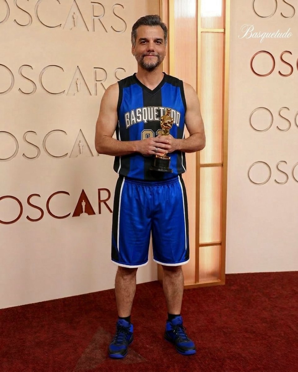 basquetudo's tweet photo. O homem chegou trajado no tapete vermelho! 😂🤩

Alguém sabe dizer se é verdade essa foto?? 

É dia de #wagnermoura! É dia de #oscar! https://t.co/1l0qqs6JuL