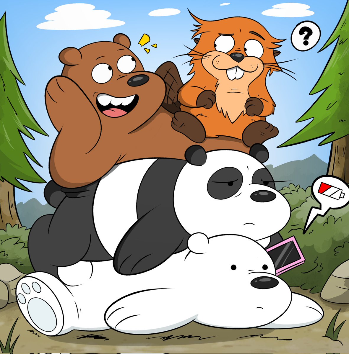 From We Bare Bears to Hoppers

(#hoppers x #webarebears)