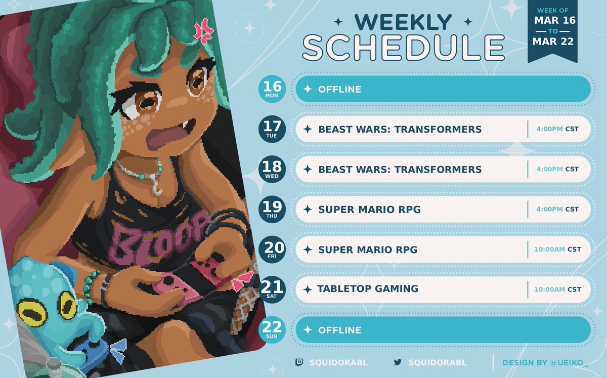 SquidorabL🦑🌟 Vtuber tweet media