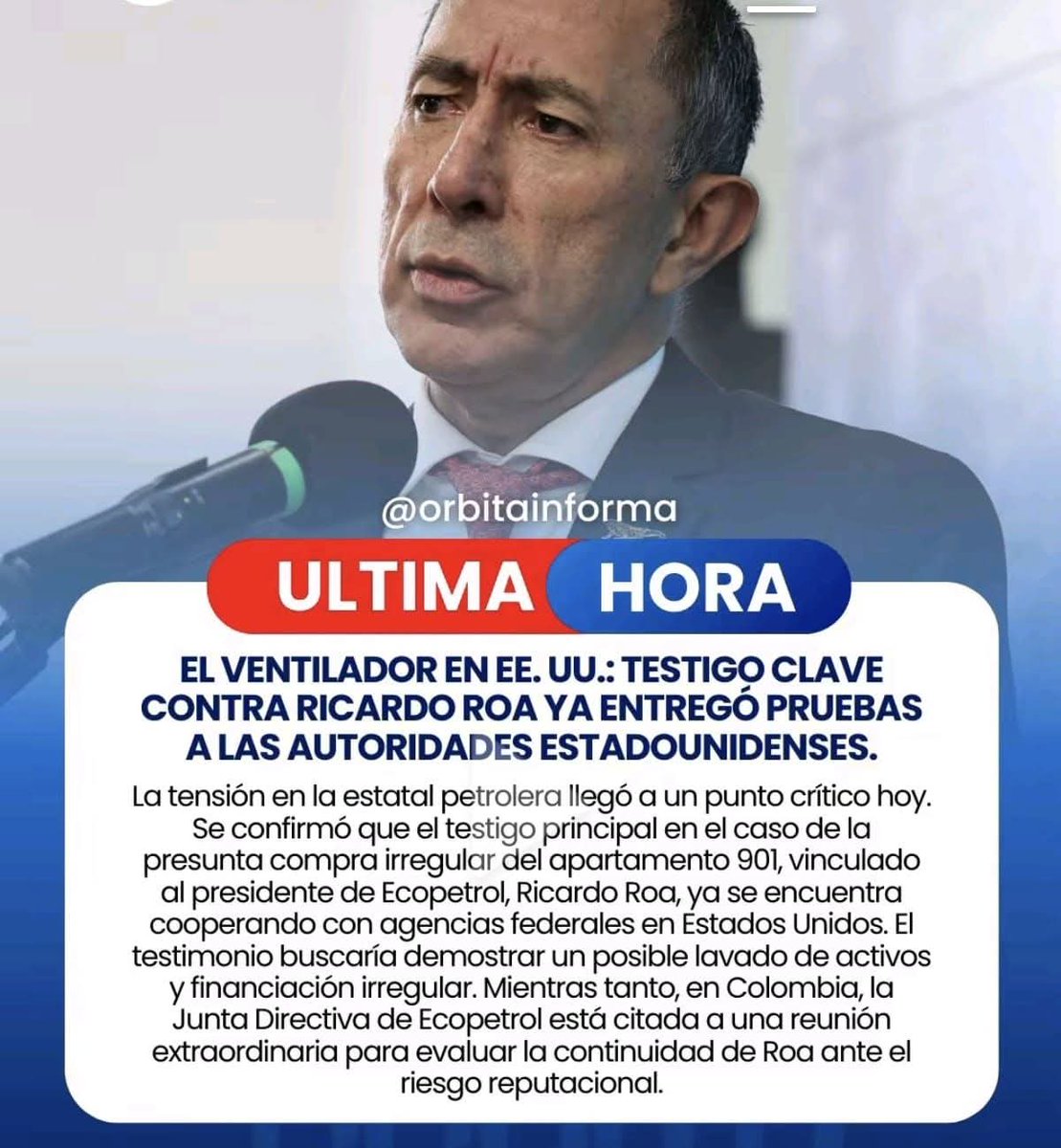 El ERROR fue poner a un incompetente a la cabeza d la empresa + grande dl pais. En estos 4️⃣ años han dejado d recibir utilidades x + d $3️⃣0️⃣ billones.
Pero también es grave la financiación ilegal d la campaña d <a href="/petrogustavo/">Gustavo Petro</a>, y el presunto lavado d activos. 
#carcelParaRoa