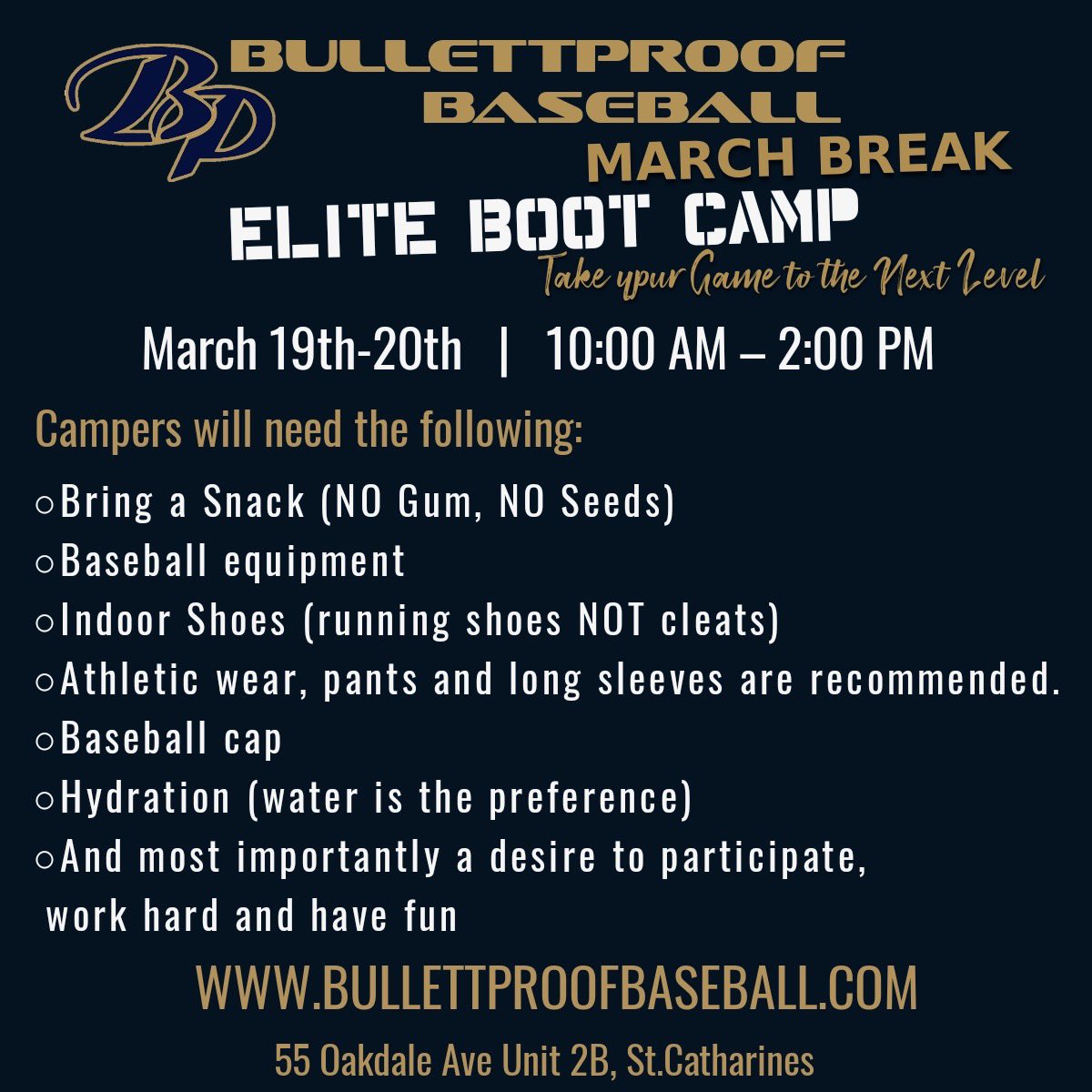 Bullettproof Baseball Academy tweet media