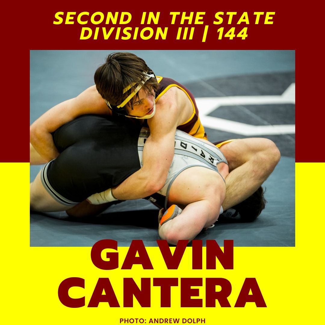 If Dominic Kemble set the standard for Southeast, you know Gavin Cantera (and Damian Kemble and Riley Diehl and others) will maintain it.

Cantera finishes his freshman year with a 49-3 record. His three state wins included a pin and two major decisions.

Cantera is here to stay.