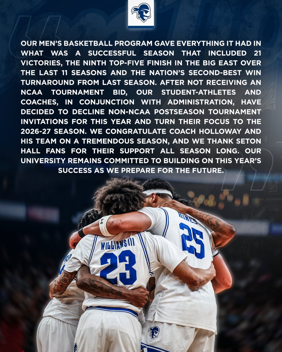 Seton Hall Athletics tweet media