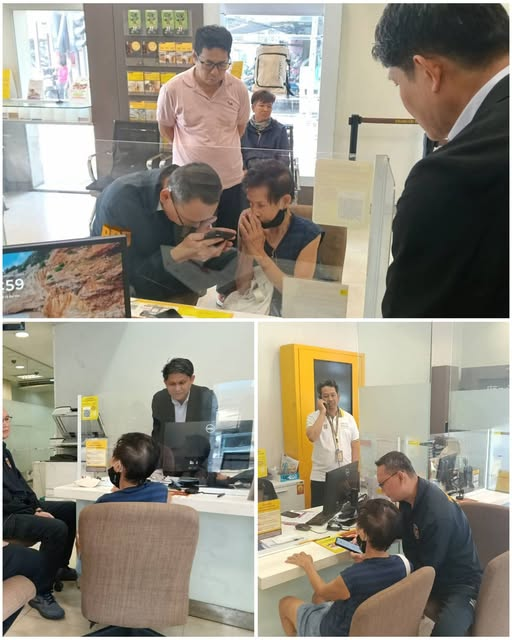 boxling's tweet photo. ตร.ร่วมกับ เจ้าหน้าที่แบงค์ ช่วยป้าวัย 74 รอดสูญ 5 ล้าน หวุดหวิดคาเคาน์เตอร์
.
#อ่านข่าวฉบับเต็มได้ที่เว็บไซต์
https://t.co/GFuJ66Go9s https://t.co/Q5FFjMioRb