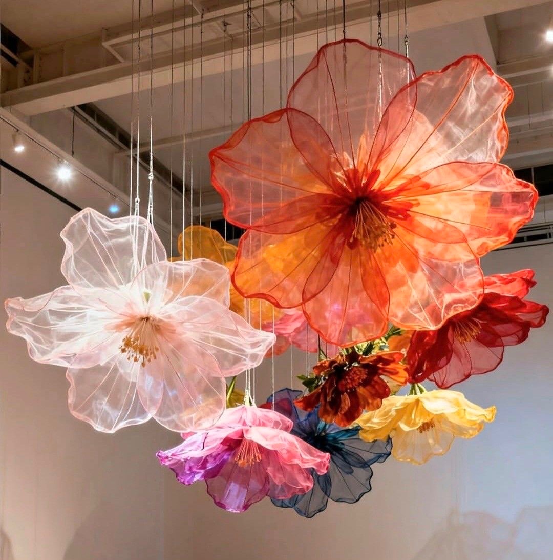 flower pendant lights ✨