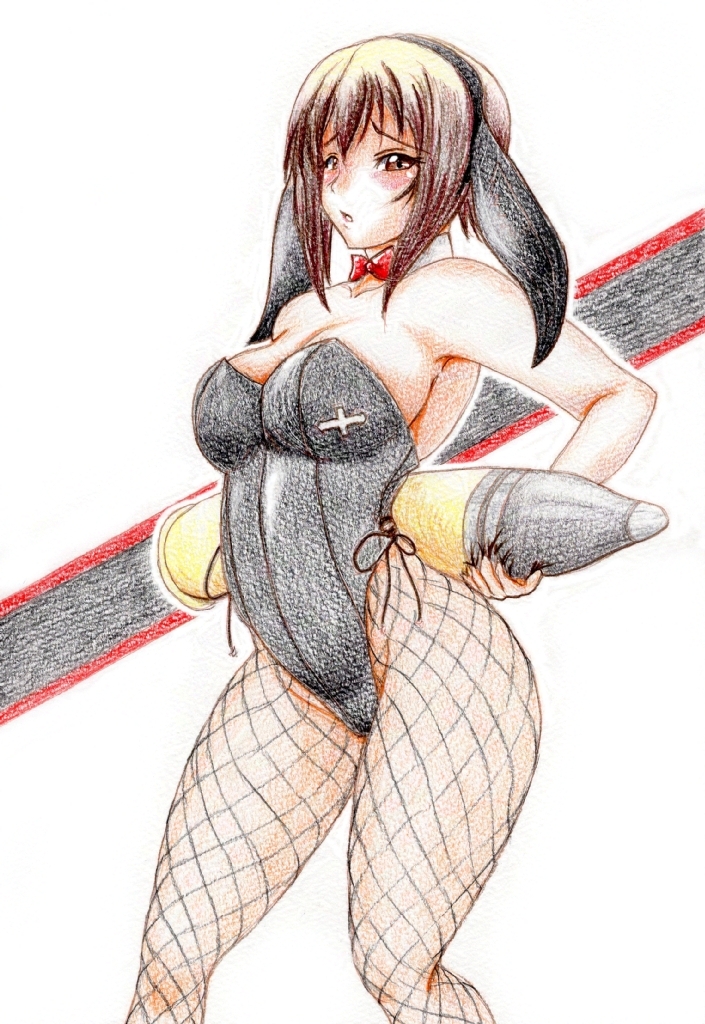 #バニーガール貼って元気づけてください 
#過去絵 
朝から雨だけど頑張って週初め行きまっしょい ←言い回しが古い! 