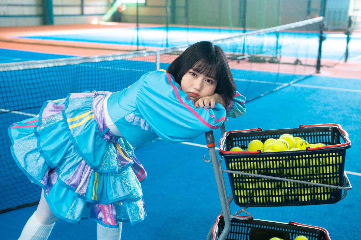 #えまweek 閉幕！
一般のファンの方もいらっしゃるえまちゃん。そんな方々が見ても｢可愛い！｣と思って頂けるように可愛いえまちゃんを撮ることに拘りました🎾なっちちゃんの激カワ衣装×えまちゃん で撮影時も楽しかったです🎶
文字数足りずAlt