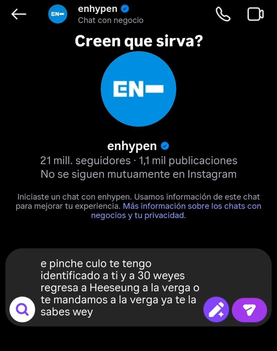 creen que me respondan? 🥺🙏🏻

DO NOT EXPLOIT THE LEGACY OF ENHYPEN
#BEACCOUNTABLE_BELIFT
#ENHYPEN_IS_SEVEN 
#HEESEUNG_STAYS
