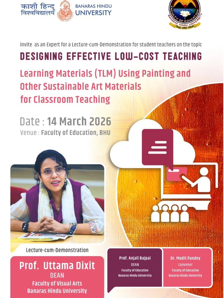 uttamad's tweet photo. @vcbhu
#bhu #educationfacultybhu https://t.co/5yW4LzyjIF