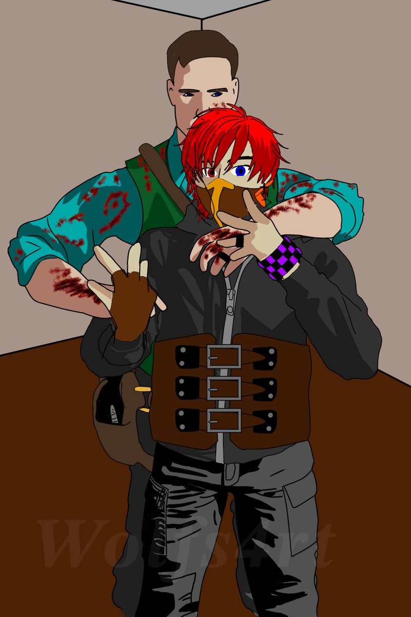 New drawing, Richtofen with OC