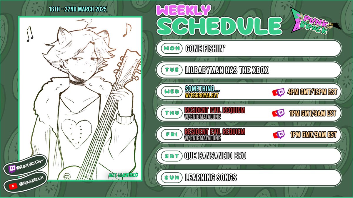 Punk Brock 🥒🎸 Touring Vtuber 【Vtamini】 tweet media