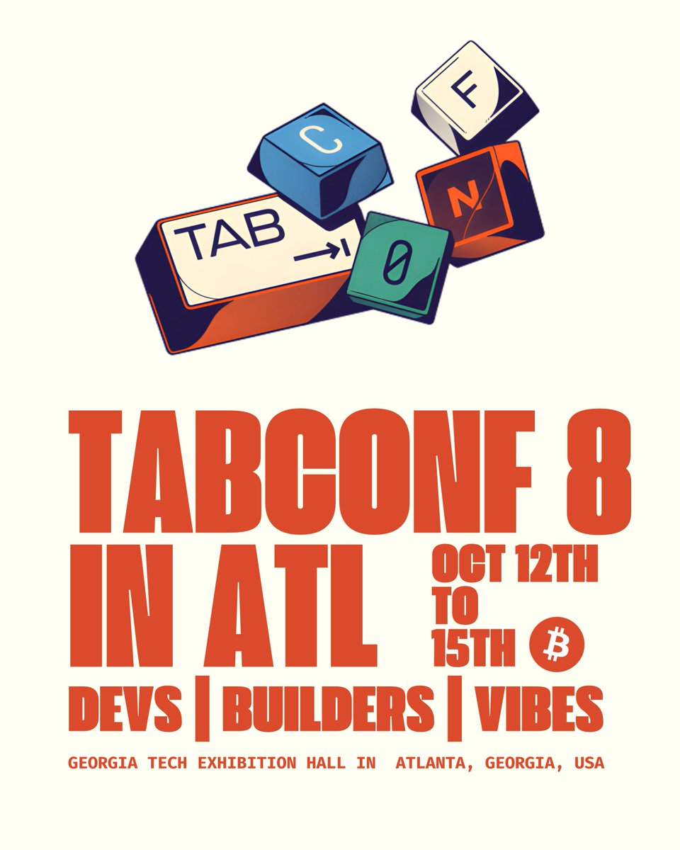 TABConf 8 - Oct 12-15, 2026, Atlanta tweet media