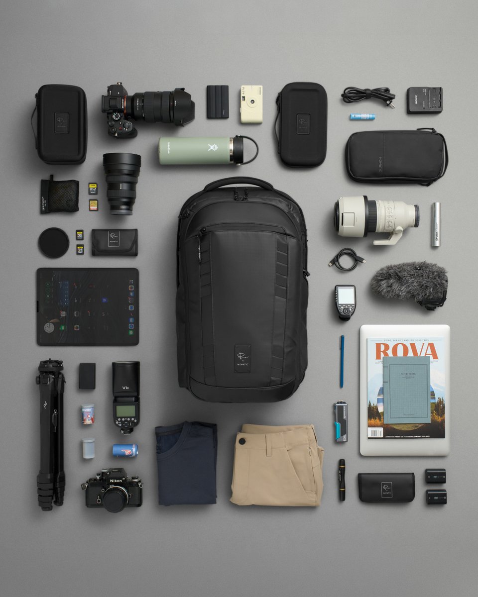 Nomaticgear's tweet image. Shoot ends. Flight boards in 2 hours.

The McKinnon 35L handles both without repacking. Built with Peter 

McKinnon for creators who never really clock out.

What does your current #CameraBackpack setup look like? 

#Nomatic