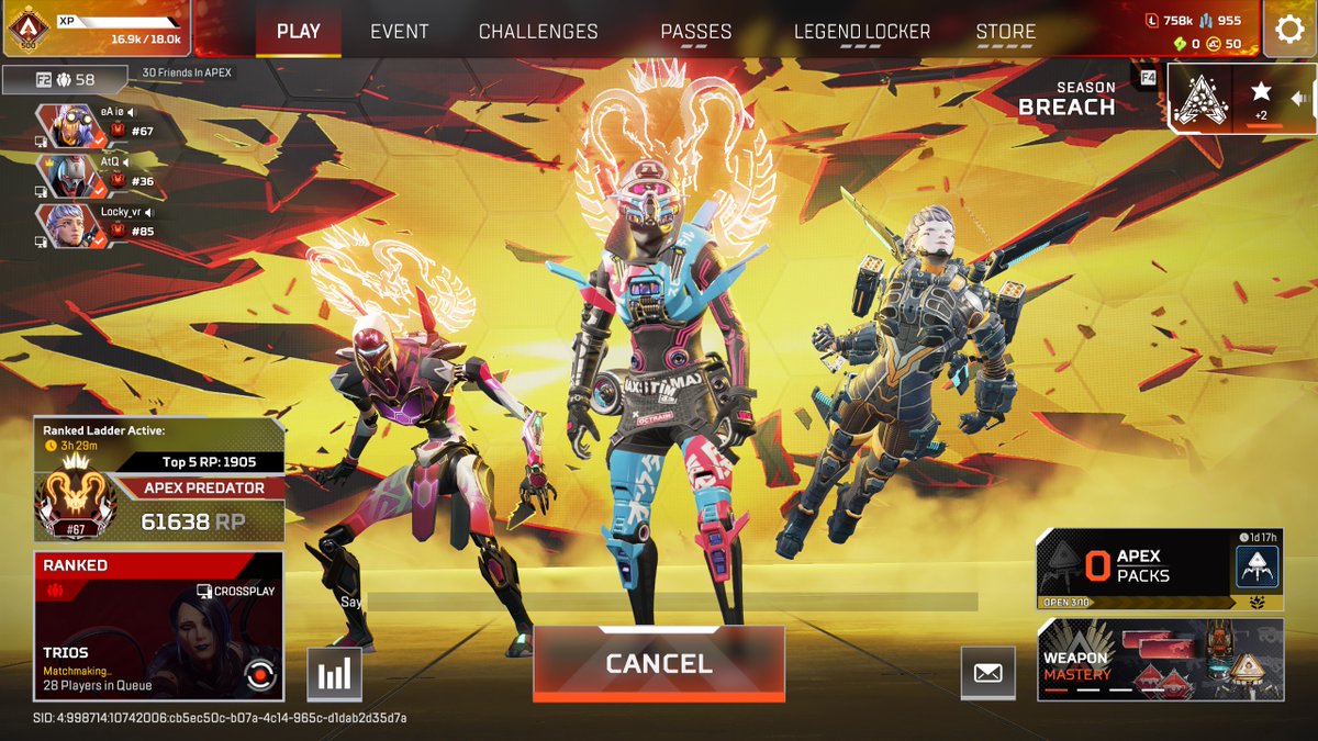 LostLi6ht's tweet photo. funny number
#apex #apexpred https://t.co/Im4WJLtCGO