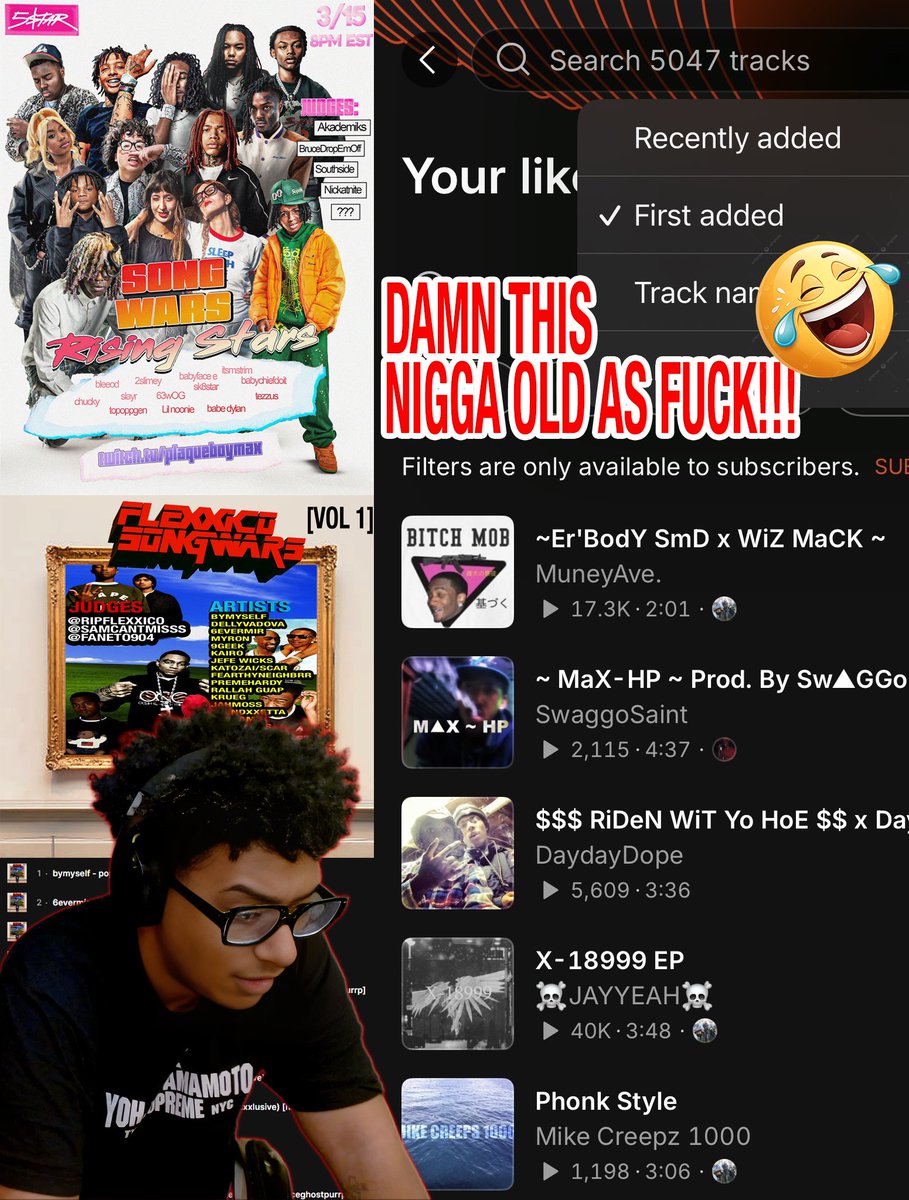 ripflexxico's tweet image. SoundCloud Grandpa reacts to Plaqueboymax Song Wars Live 👴🏽🎧📺

I heard BruceDropEmOff might drop out as a judge 🤔

Max, I got you I will be on standby 👀

I will also be running one myself again soon 📅

#ItsTime