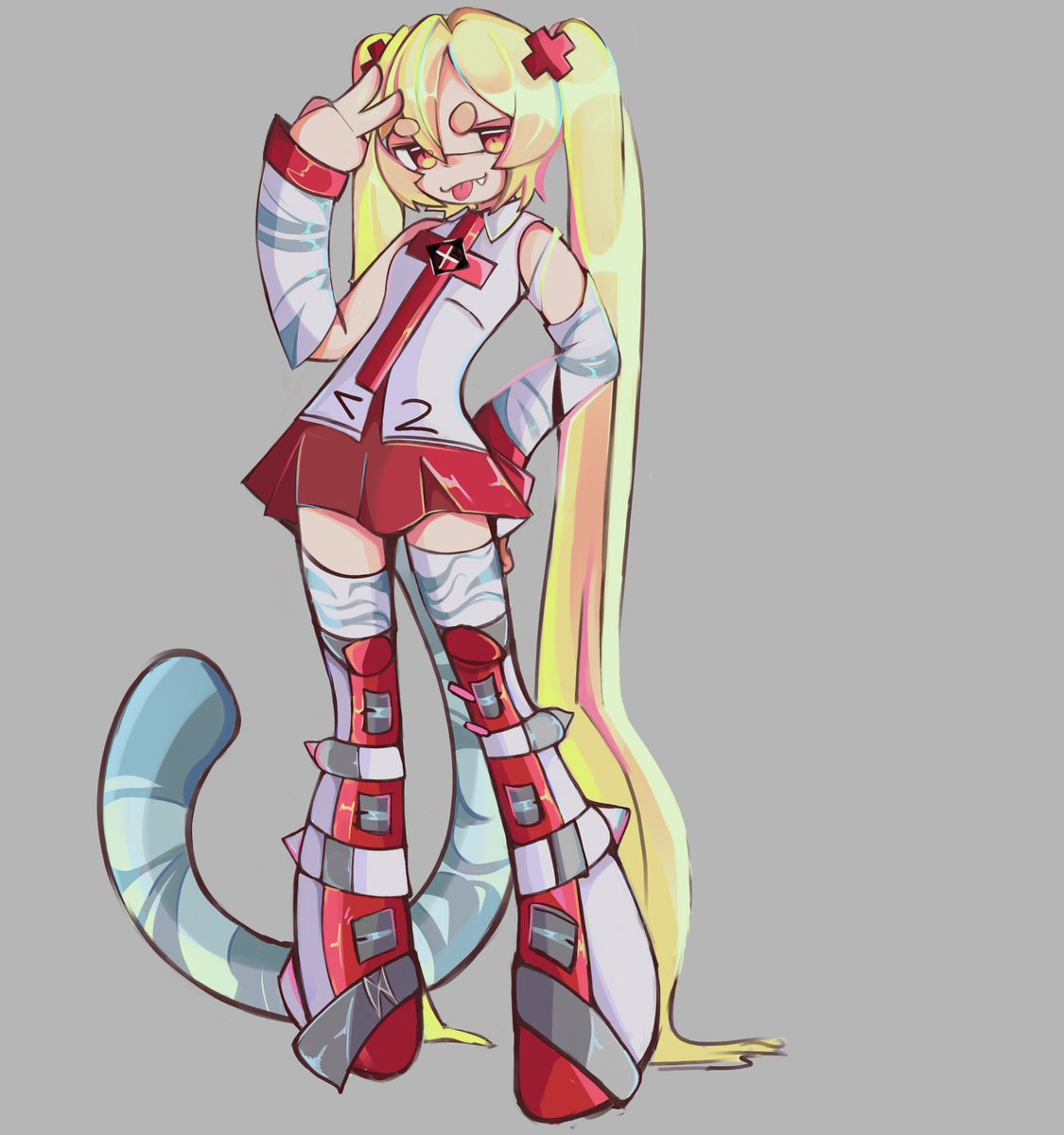 nicow0_'s tweet photo. Ye another wip of 2hollis miku if anyone got any suggestion about something more to add please tell me…#2hollis #miku https://t.co/sB9HP1pGHc