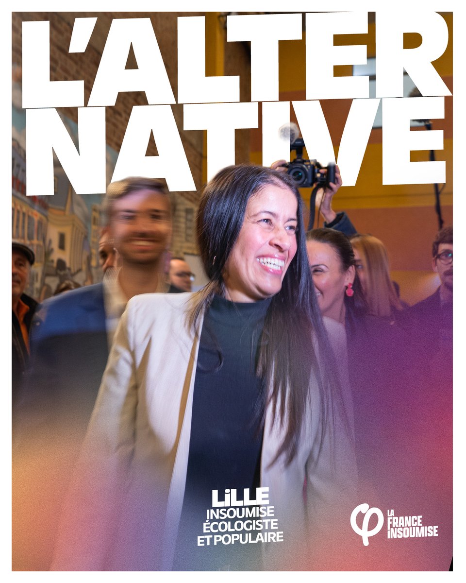 Dimanche, on peut faire de #Lille une ville où chacune et chacun pourra vivre dignement.

Une ville clairement écologiste.
Une ville clairement anti-raciste.
Une ville clairement féministe.
Une ville clairement antifasciste.

#LaForceInsoumise