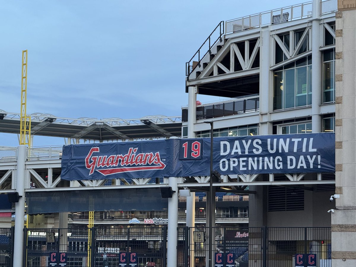 RuiterWrongFAN's tweet photo. Today would have been a beautiful day for a ballgame. Getting closer #Guardians ⚾️ https://t.co/nMtWgJbpWP
