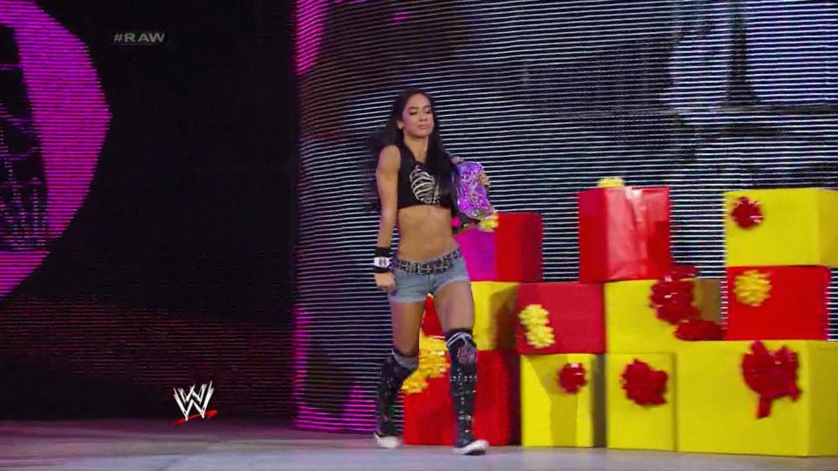 TravisJonesWWE's tweet photo. Lady @TheAJMendez - The #WorldWrestlingEntertainment #DivasChampion is always ready to defend her spot in the @WWE #DivasDivision/#WomensDivision to take down her opponents, #TeamAJ. #RT if u agree #WeLoveAJ #IconicAJ #AJFansForEver #RAW #WWERAW https://t.co/KOXwkrJ9eL