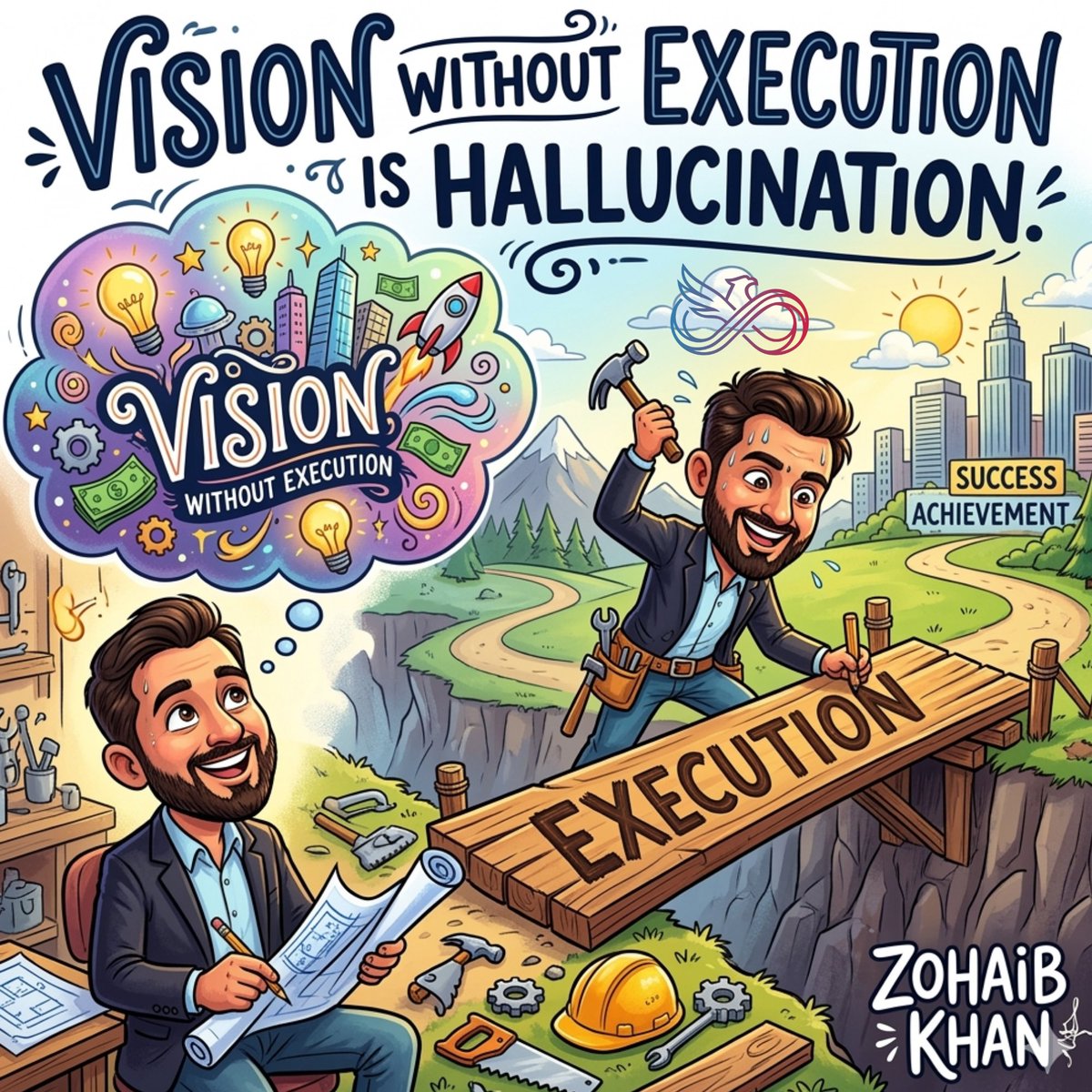 zohaibflp's tweet image. "Sirf bade sapne dekhne se kuch nahi hoga. Uss 'Vision' ko 'Execution' ke bridge se jodkar success tak pahunchana hai. Mehnat karo, sapne sach karo! 💪💡"

​#HustleHard
​#GoalDigger
​#UnlockPotential
​#ActionOriented
#​FutureFocused