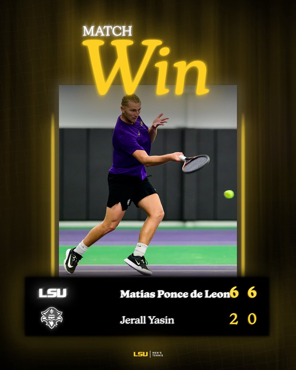 LSU Men's Tennis tweet media