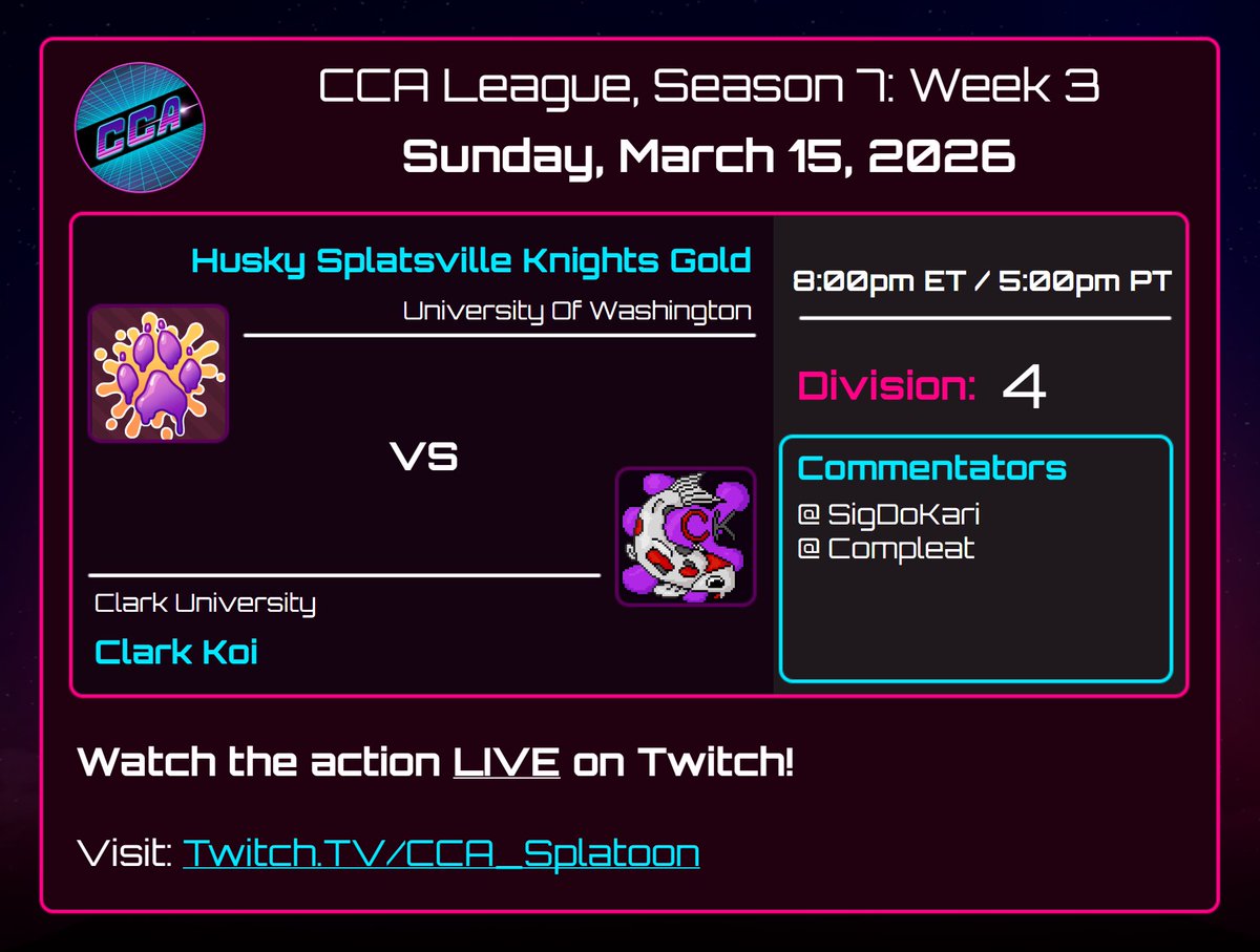 Collegiate Cephalopod Association tweet media