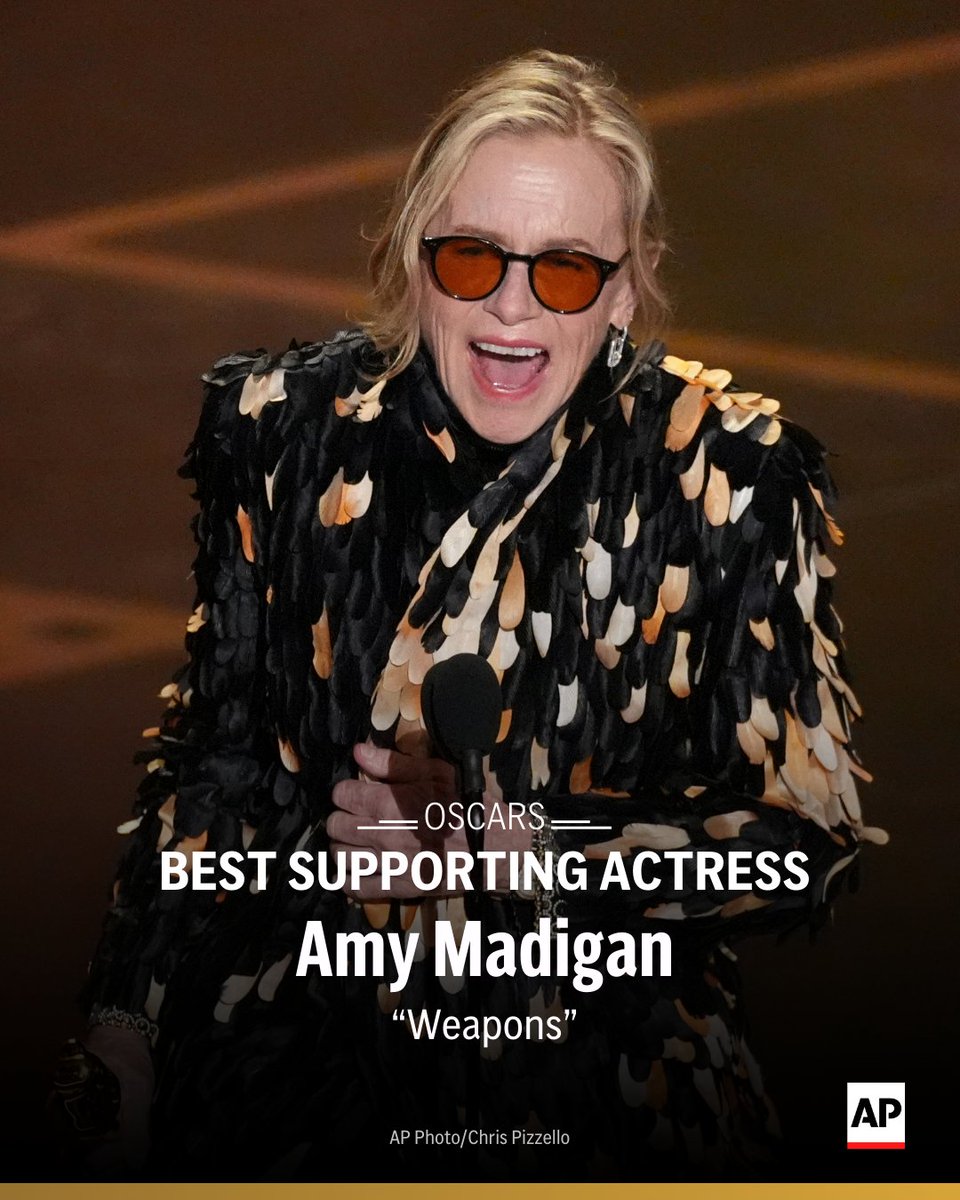 May Madligan gana el #Oscar a mejor actriz de reparto por “Weapons”