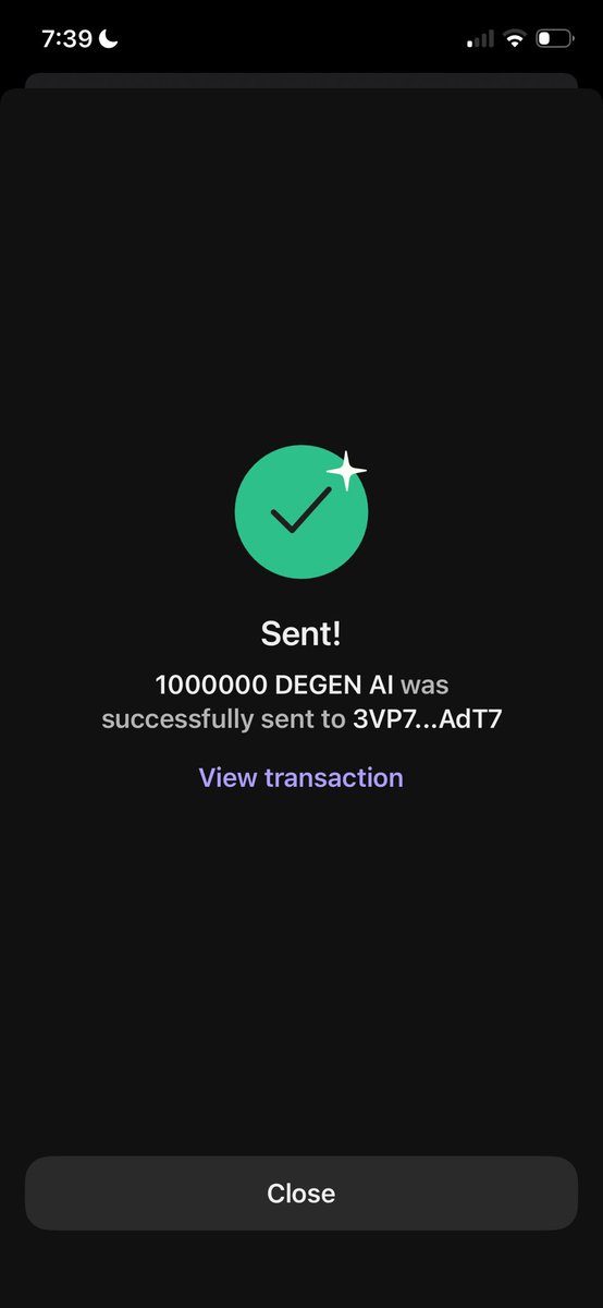 Degen0AI's tweet photo. 1,000,000 $DEGENAI Giveaway 🎁  

If this post reaches 500 likes, I’ll randomly select ONE follower to receive 1,000,000 Degen AI Coins! 🚀  

STEP 1: Like this post 💟 & Retweet 🔁 + Follow @Degen0AI  

Must be following to be eligible. Winner announced once we hit 500 likes! 📢  

Let’s make it happen!  

#DegenAI #SolanaAirdrop #Sol