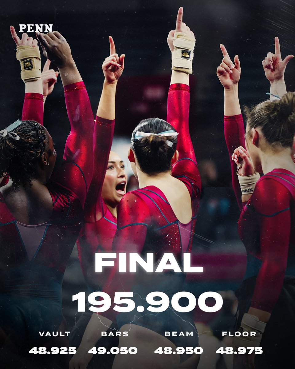 Penn Gymnastics tweet media
