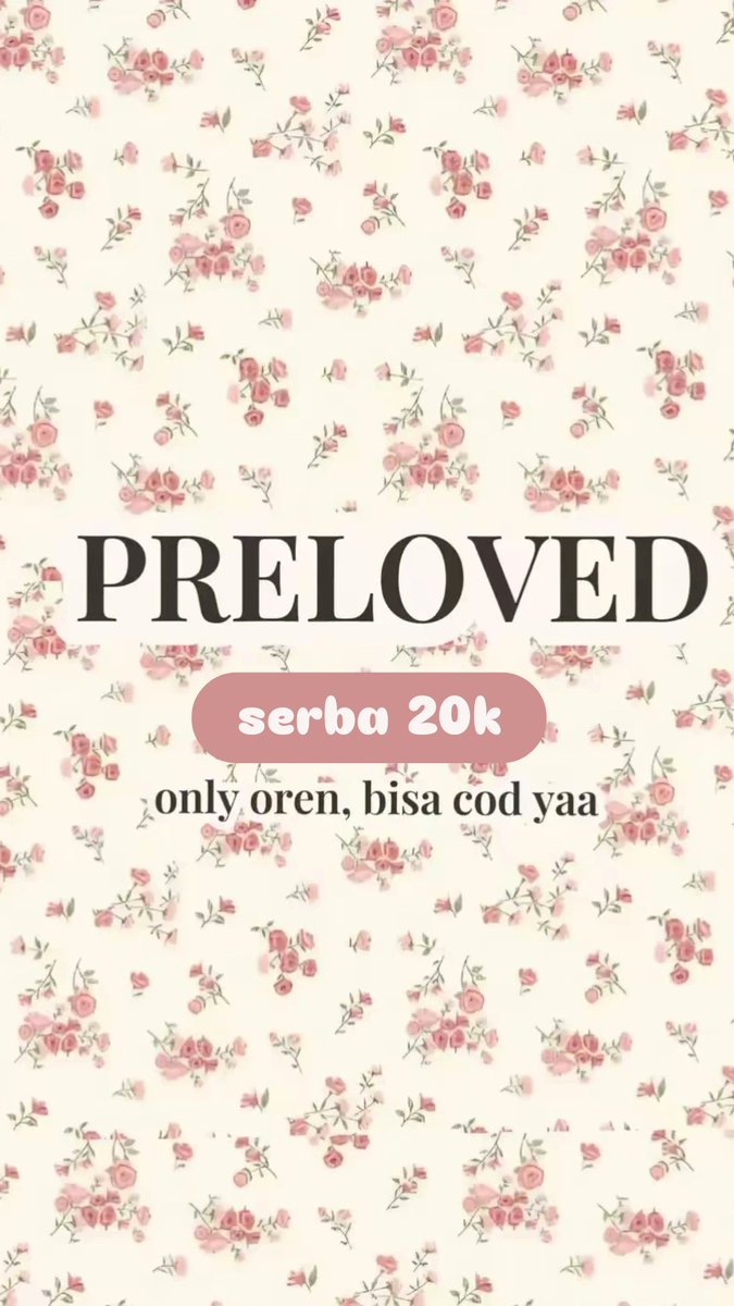 pinkitsme_'s tweet photo. hi guysss, aku habis beberes lemarii dan mau preloved baju' aku yang udah ga kepake, harganya serba 20 ribu, klo mau langsung dm aku aja yaaa 🫶🏻 https://t.co/W81APtDQUL