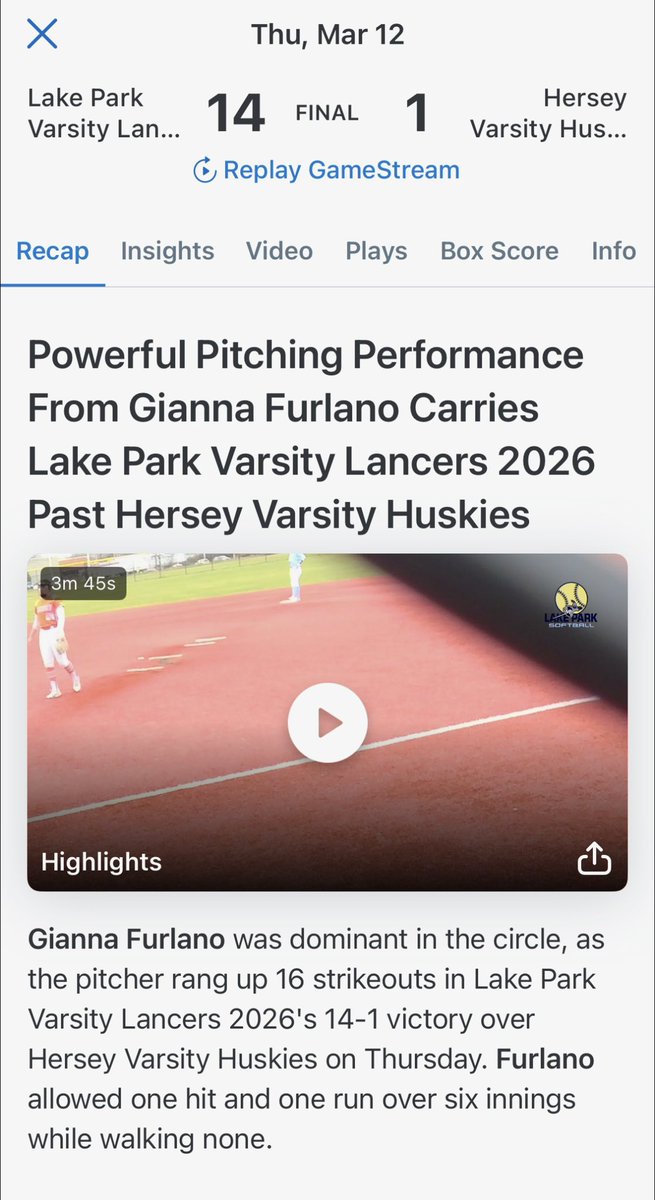 Gianna Furlano 2027 tweet media