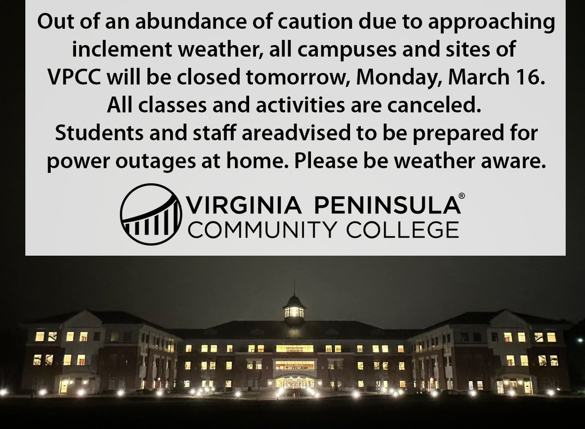 Virginia Peninsula Community College tweet media