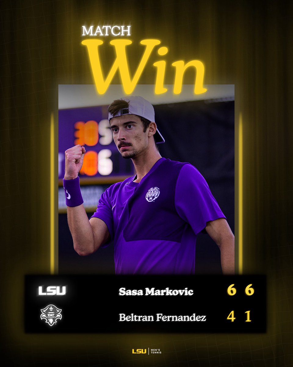 LSU Men's Tennis tweet media