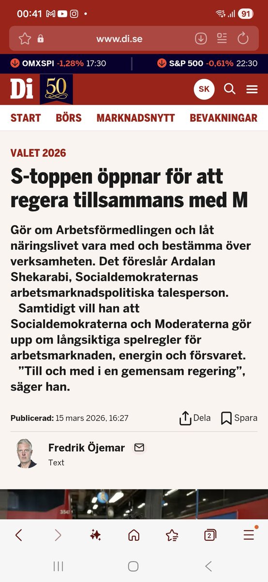 Krisen inom sossarna är nu total. De ser att samarbete med V och MP kommer att skada partiet. Sossarna väljer nu att vända kappan efter vinden. Därför fördjupades krisen ytterligare när L sa ja till SD. Bye bye Magdalena.