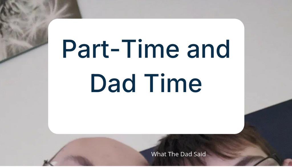 WhatTheDadSaid's tweet photo. Click to share on Twitter (Opens in new window)
Read more π https://t.co/da18B5HKzW
#WorkingFullTimeNonStop #WorkSituation #DadSpend https://t.co/j5r3z8DQdG