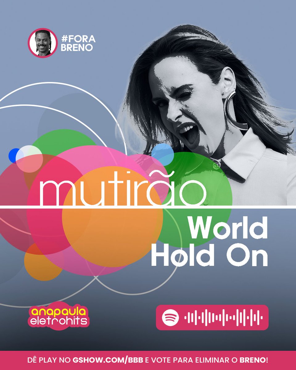 💿 MUTIRÃO WORLD HOLD ON INICIADO! 💿

🗳️ A CADA 10 VOTOS DE TORCIDA, COMENTE UM EMOJI AQUI.

🎯 META: 5 MIL REPLIES.

✅ O voto é para eliminar. VOTE FORA BRENO!

⏰ Encerra às 22h00.

🔗: gshow.globo.com/realities/bbb/

#ForaBreno #BBB26