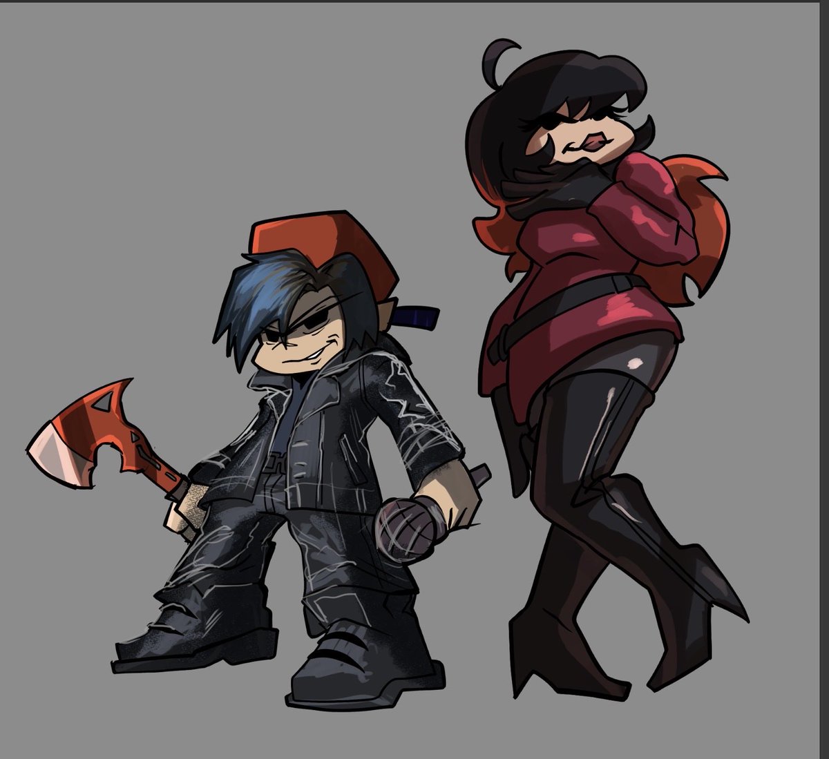 Huh I wonder who GF suppose to be