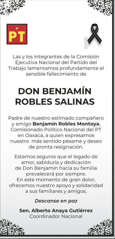 Benjamín Robles tweet media