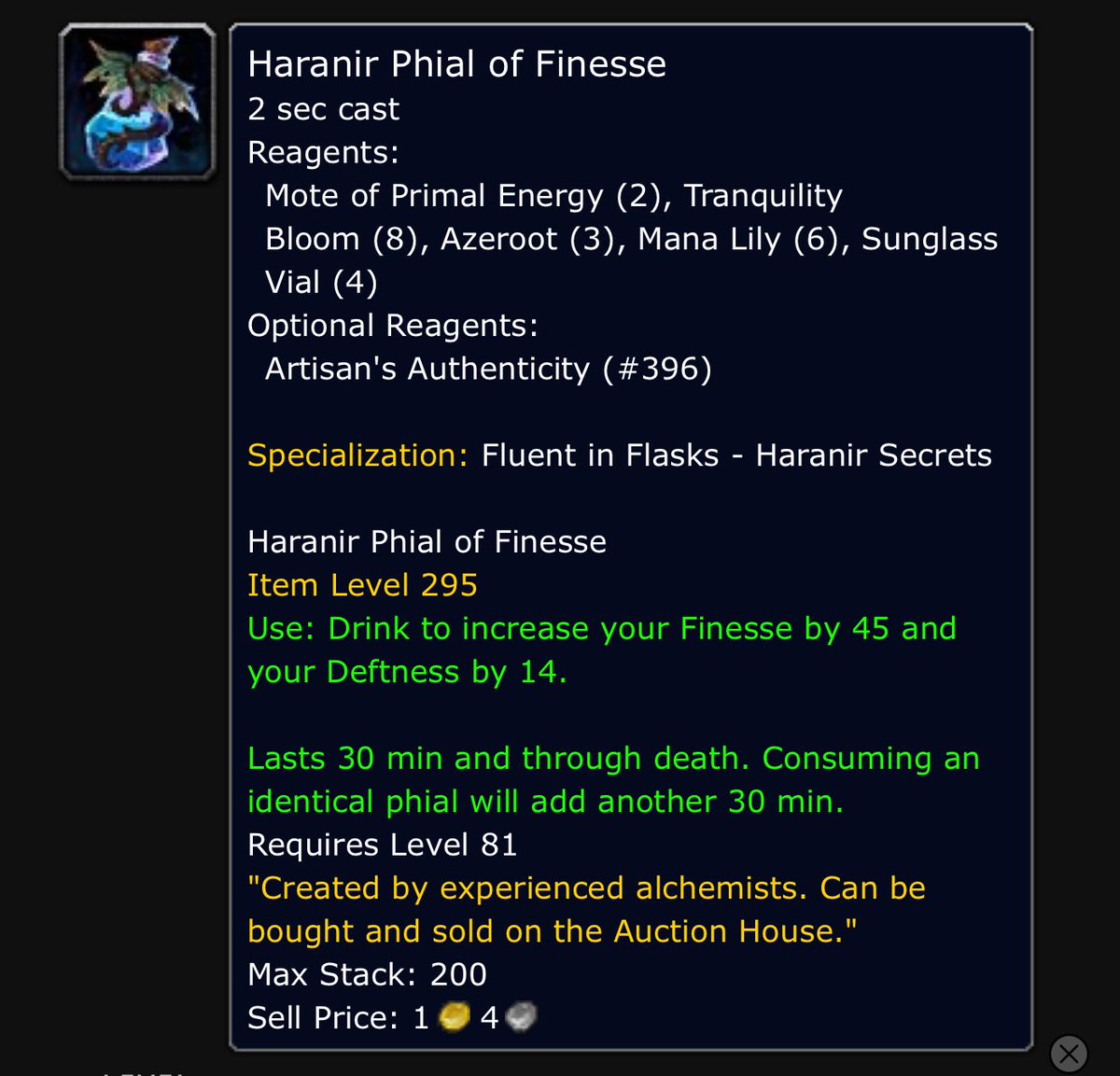 aluraye's tweet photo. for the people asking how long, this was 4 hours doing laps in zul’aman (aside from those motes of light i had to relist), blue profession gear w/ finesse 

addons i use are farmhud &amp; gathermate (i only track ore on gathermate!) 

consumes: https://t.co/biIEj93PQC