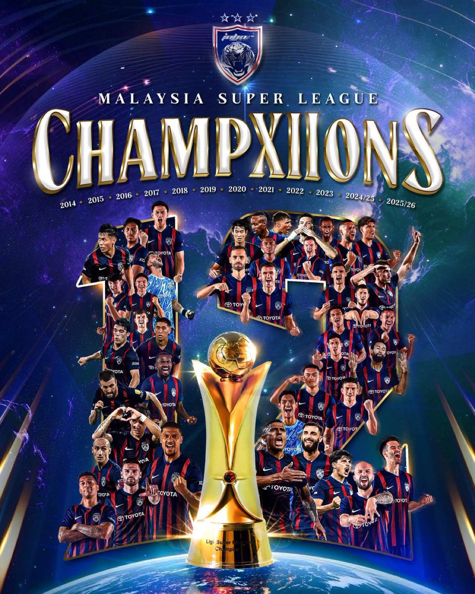 jalvareza78's tweet photo. MALAYSIA SUPER LEAGUE CHAMPIONS!! ❤️💙💫 #luaskankuasamu https://t.co/5NafbncxUe