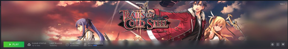 I swear I'm finishing Cold Steel II this week for sure