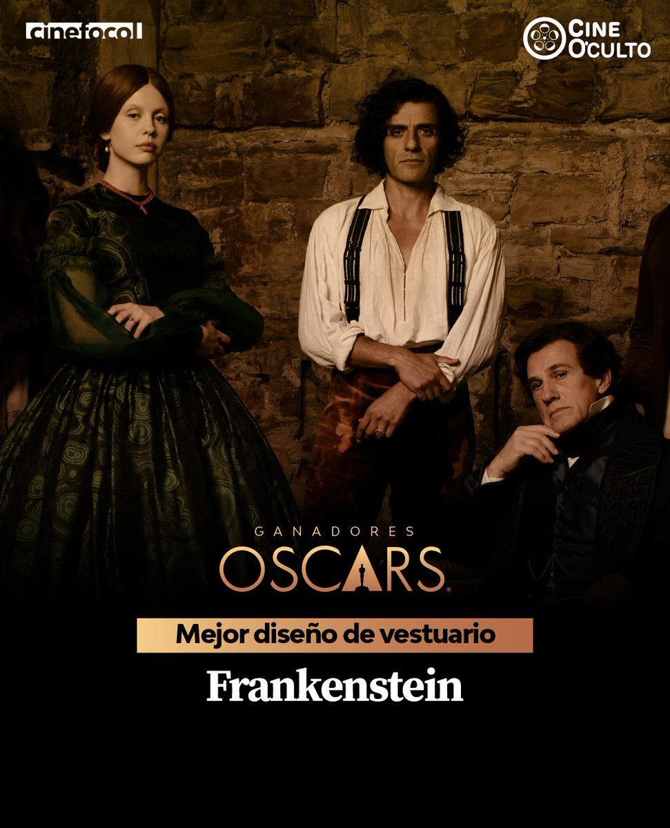 jkmiloao's tweet photo. #Oscars: El Oscar a Mejor Diseño de Vestuario es para “Frankenstein” https://t.co/fpHieGqhmk
