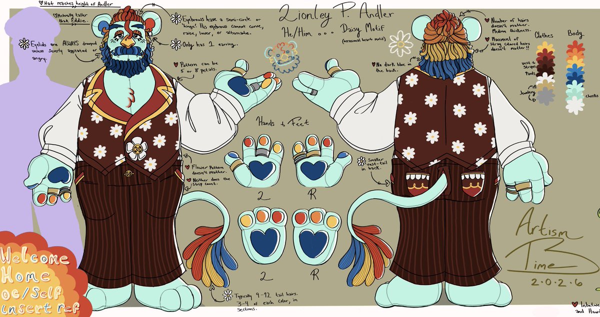 ArtismTime's tweet photo. Official Reference Sheet for Andler !! I am working on many things for him,, but have this for now !! Consider all artwork before this, slightly inaccurate.
#whtwt #welcomehomepuppetshow #welcomehomeselfinsert #welcomehomeoc #characterreferencesheet https://t.co/ziK5Ht4apH